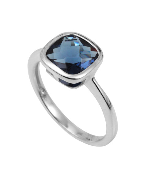 Bague Sissi bleu saphir - Clio Blue