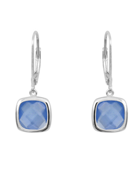 Boucles d'oreilles Sissi bleu saphir - Clio Blue