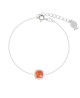 Bracelet chaine Sissi orange - Clio Blue