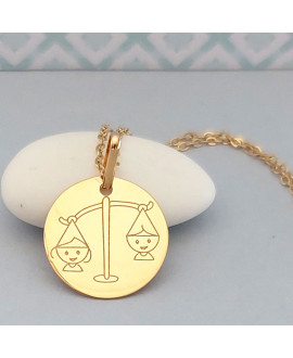 Pendentif Poissons Du Zodiaque En Plaqué Or 18K - 16 Mm - Marque Dolly-Bijoux - Neuf Avec étiquettes