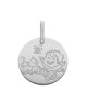 La Fée Galipette : médaille Blagueur Nature or blanc 18 carats