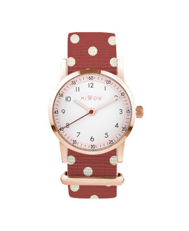 Montre Fille Millow Blossom Pois Cannelle
