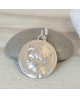 Médaille bébé garçon or blanc – Lucas Lucor