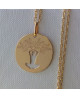 Médaille arbre de vie Yoga or jaune 18K – Lucas Lucor