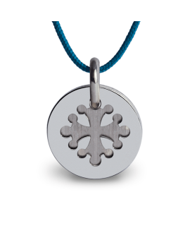 Médaille croix occitane argent - Mikado