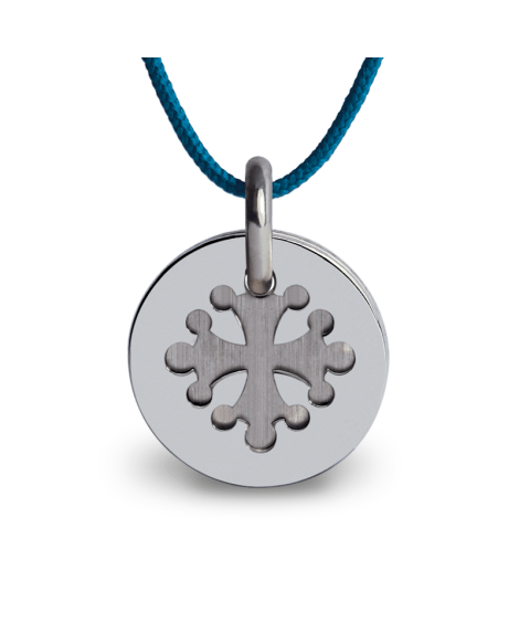 Médaille croix occitane argent - Mikado