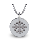 Médaille croix occitane argent - Mikado