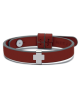 Mikado : bracelet Gospel croix argent