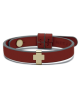 Mikado : bracelet Gospel croix or jaune
