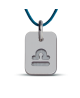 Mikado : pendentif ASTRO signe Balance (argent)