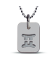 Mikado : pendentif ASTRO signe Gémeaux (argent)