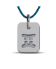 Mikado : pendentif ASTRO signe Gémeaux (argent)