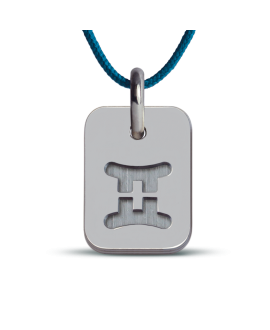 Mikado : pendentif ASTRO signe Gémeaux (argent)