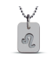 Mikado : pendentif ASTRO signe Lion (argent)