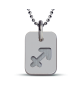 Mikado : pendentif ASTRO signe Sagittaire (argent)