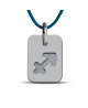 Mikado : pendentif ASTRO signe Sagittaire (argent)