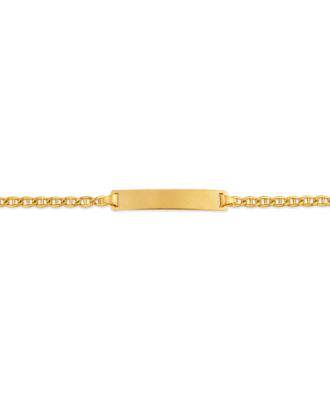 Gourmette bébé chaîne marine or jaune – Lucas Lucor
