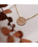 Collier médaille à graver en or jaune - Monnaie de Paris
