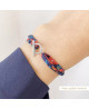 Bracelet Liberty cordon étoile argent