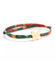 Bracelet Liberty cordon papillon plaqué or