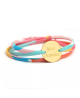 Bracelet Liberty cordon family plaqué or