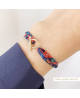 Bracelet enfant liberty - médaille coeur ivoire plaqué or