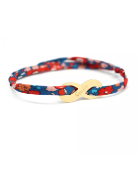 Bracelet infini Liberty plaqué or