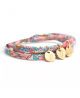 Bracelet liberty mini charms plaqué or à graver