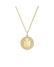 Médaille perlée 3 enfants or 18K - Lafami