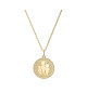 Médaille perlée 3 enfants or 18K - Lafami