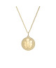 Médaille perlée 3 enfants or 18K - Lafami