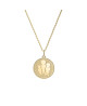 Médaille perlée 3 enfants or 18K - Lafami