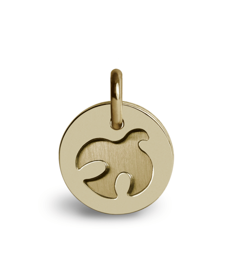 Mikado : pendentif Paloma or jaune