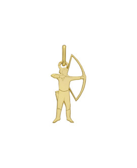 Pendentif tir à l’arc or jaune