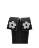 Loupidou : boucles d'oreilles fleur (or blanc)
