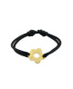 LOUPIDOU : BRACELET CORDON FLEUR (OR JAUNE)