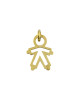 LOUPIDOU : PENDENTIF SILHOUETTE AJOURÉE (OR JAUNE)