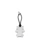 Loupidou : porte-clés silhouette enfant (fille ou garçon) argent massif