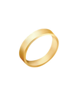 Les Empreintes : Bague alliance personnalisable en or jaune