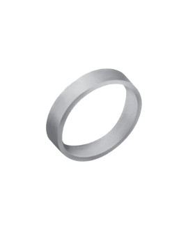 Les Empreintes : bague alliance en argent à graver