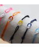 Bracelet cordon Médaille Miraculeuse argent et couleur