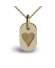 Mikado : pendentif Corazon or jaune