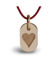 Mikado : pendentif Corazon or rose