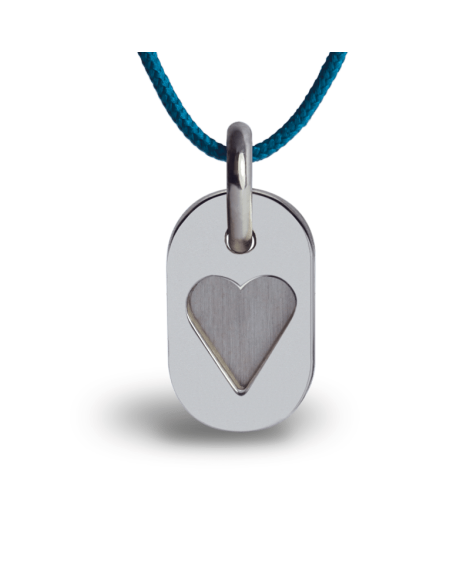 Mikado : pendentif Corazon argent