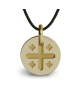 Croix de Jérusalem en or jaune - Mikado Bijoux