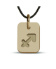 Mikado : pendentif ASTRO signe (or jaune)