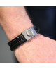 Bracelet homme cuir tressé Enzo - Clio Blue
