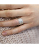 Bague multi anneaux argent - Clio Blue