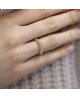 Bague alliance doré rose - Clio Blue