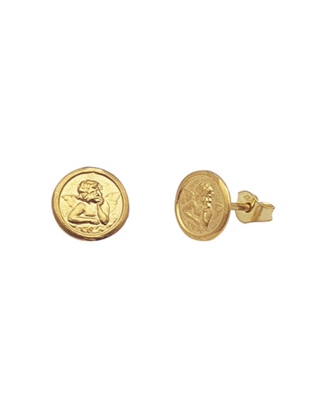Boucles d'oreilles ange or - Lucas Lucor